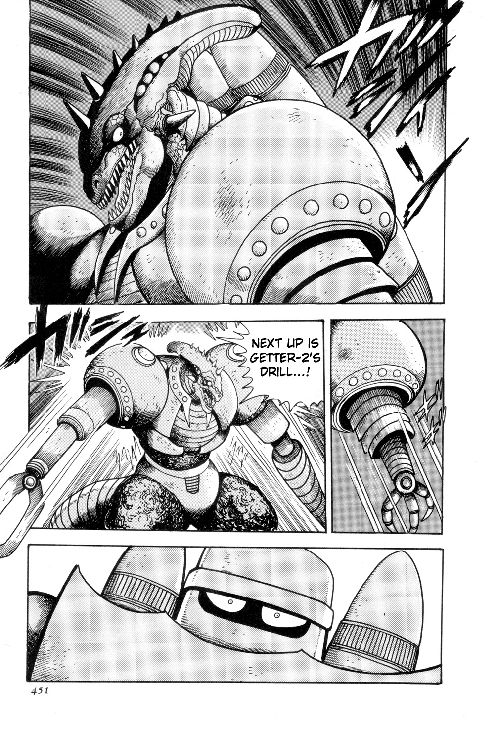 Getter Robo Chapter 13.5 page 14 - Chapter 13.5: Go For It, Musashi!!