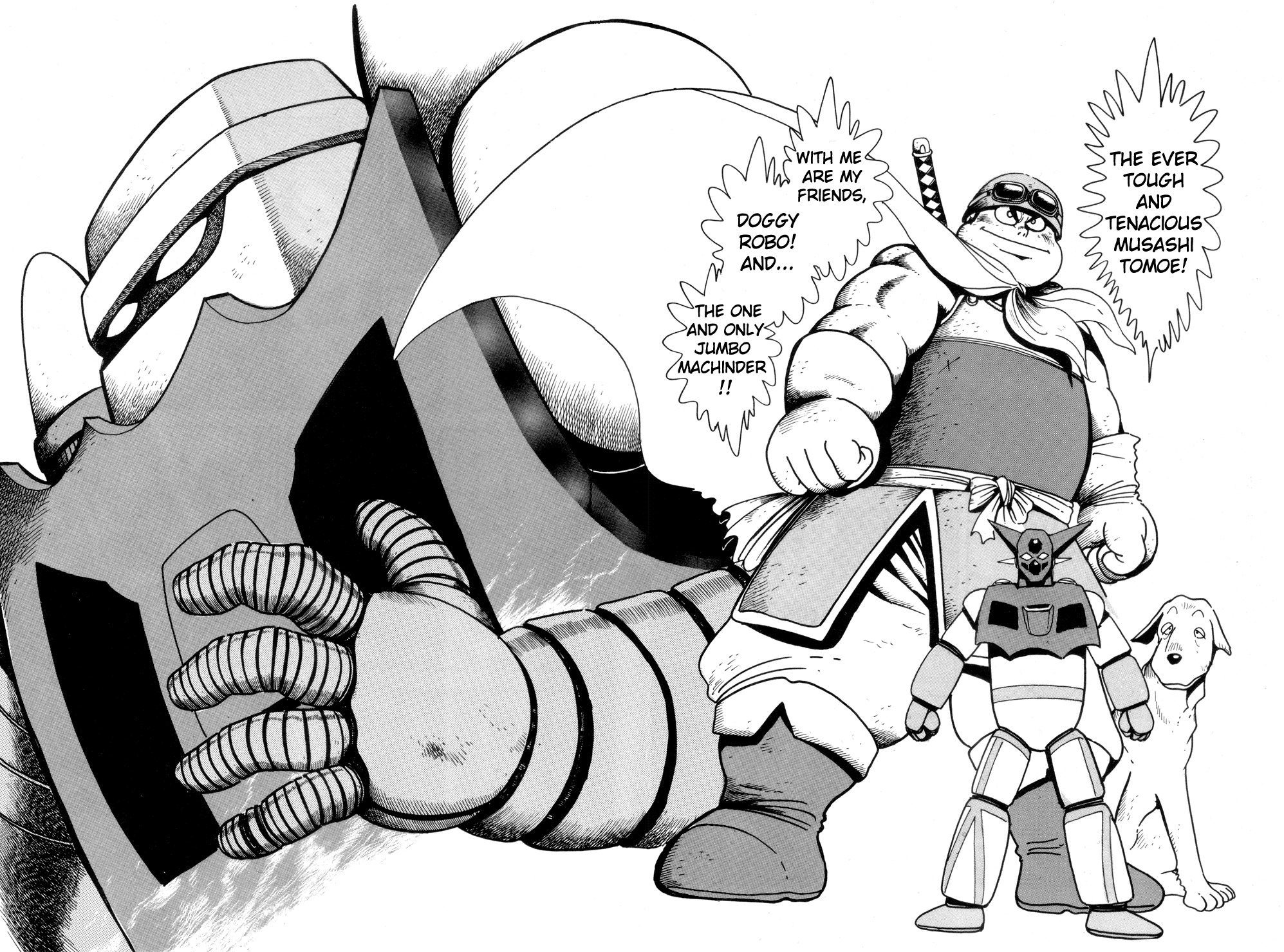 Getter Robo Chapter 13.5 page 4 - Chapter 13.5: Go For It, Musashi!!