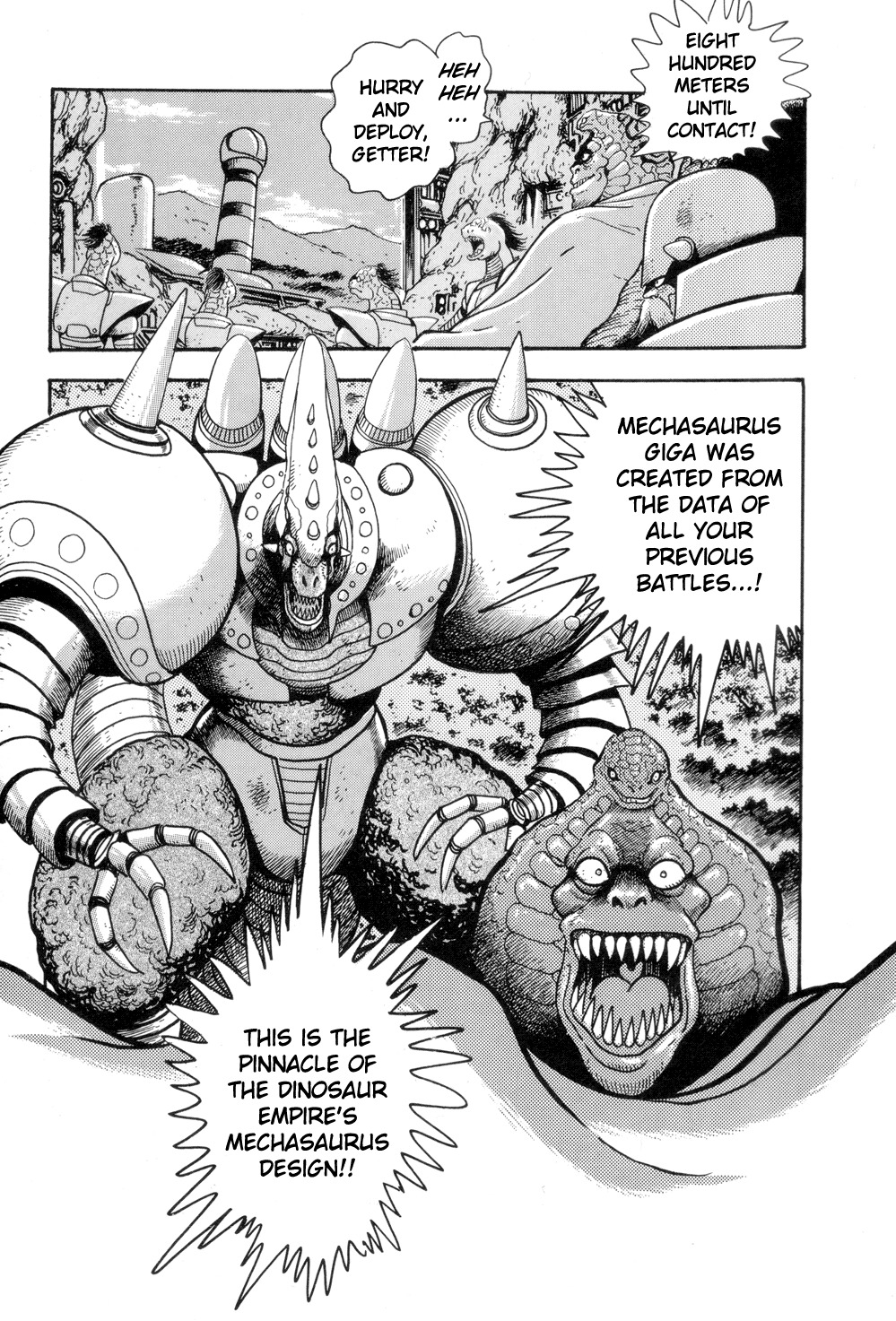 Getter Robo Chapter 13.5 page 8 - Chapter 13.5: Go For It, Musashi!!
