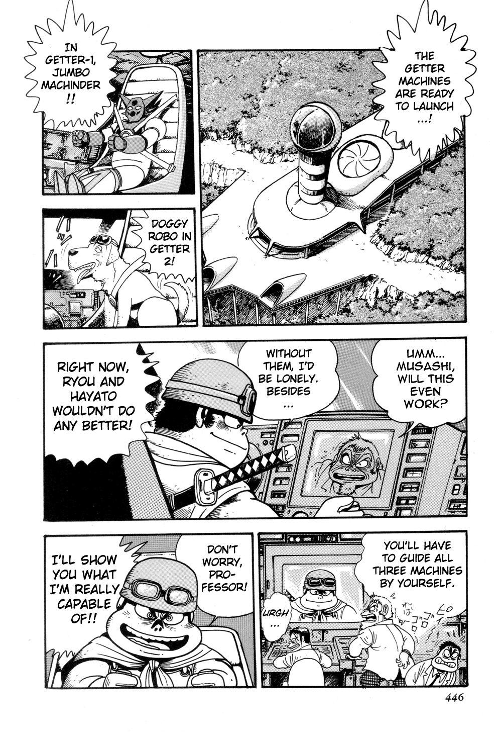 Getter Robo Chapter 13.5 page 9 - Chapter 13.5: Go For It, Musashi!!