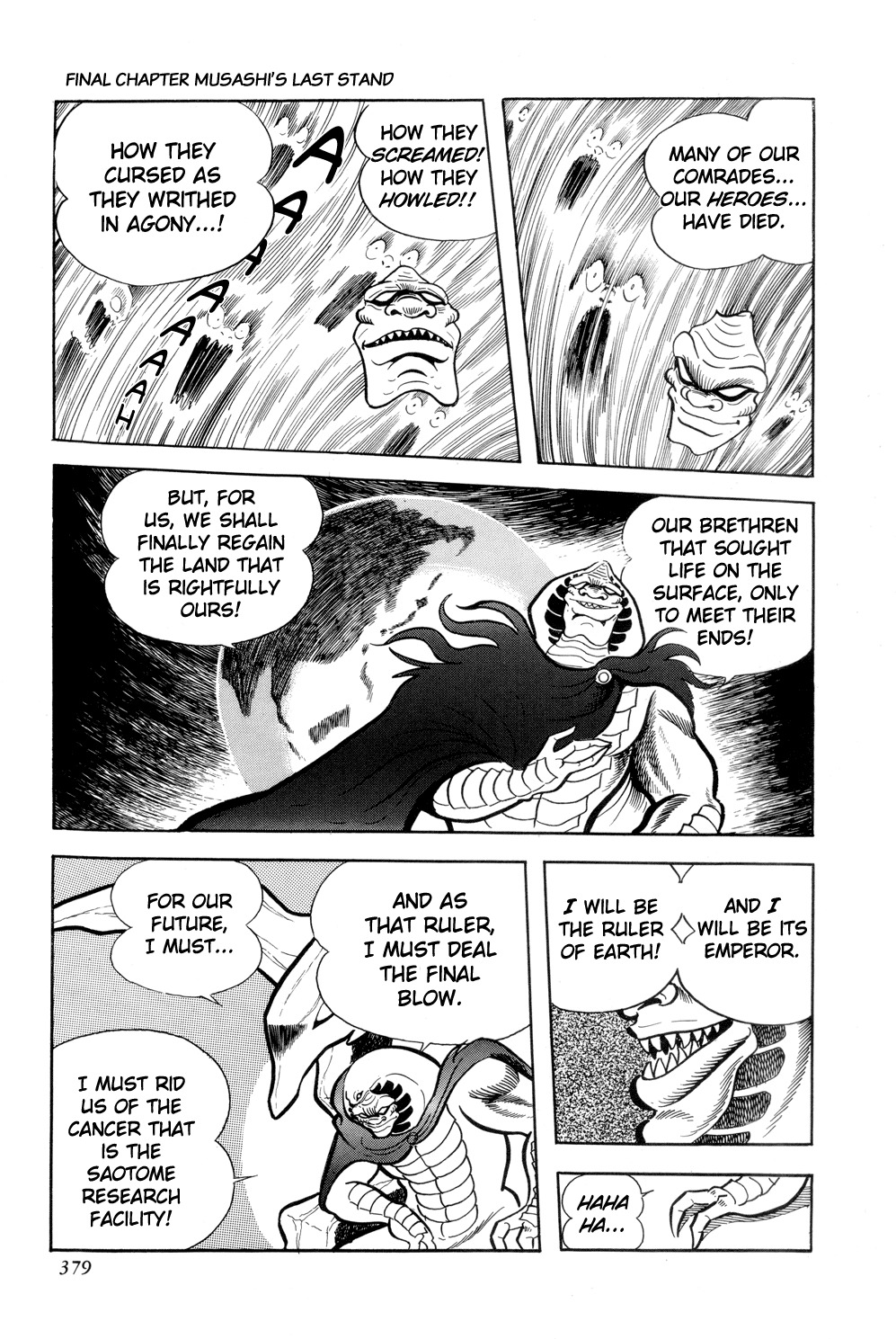 Getter Robo Chapter 13 page 18 - Chapter 13: Musashi's Last Stand