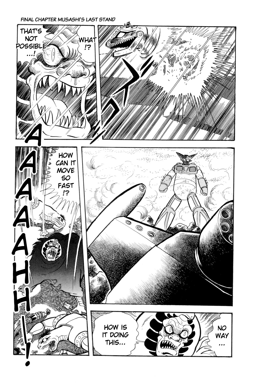 Getter Robo Chapter 13 page 42 - Chapter 13: Musashi's Last Stand