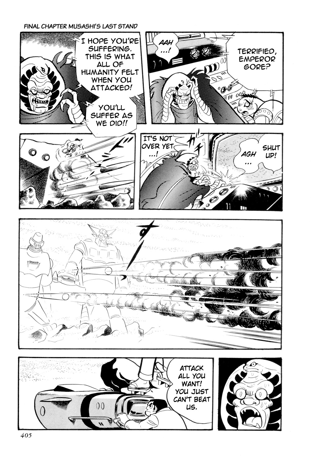 Getter Robo Chapter 13 page 44 - Chapter 13: Musashi's Last Stand