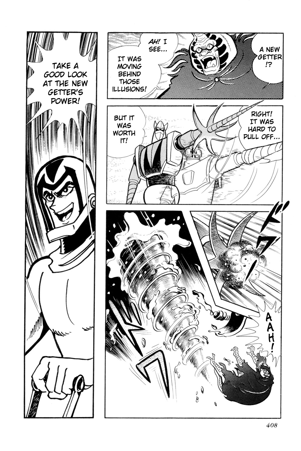 Getter Robo Chapter 13 page 47 - Chapter 13: Musashi's Last Stand