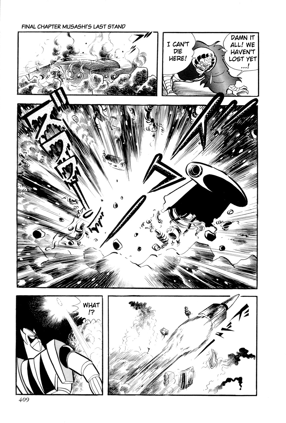 Getter Robo Chapter 13 page 48 - Chapter 13: Musashi's Last Stand