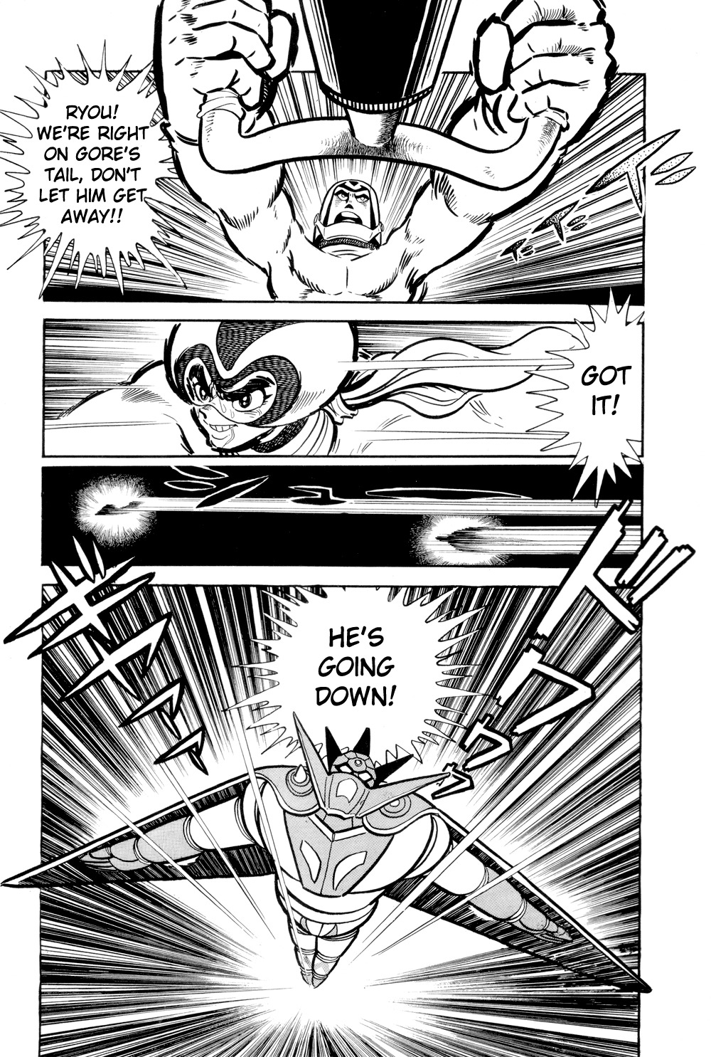 Getter Robo Chapter 13 page 52 - Chapter 13: Musashi's Last Stand