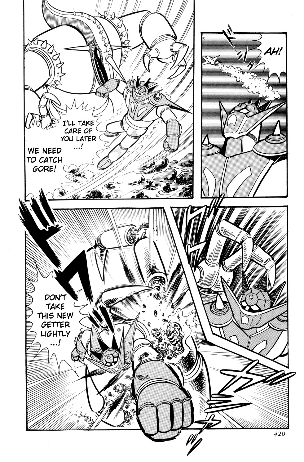 Getter Robo Chapter 13 page 59 - Chapter 13: Musashi's Last Stand