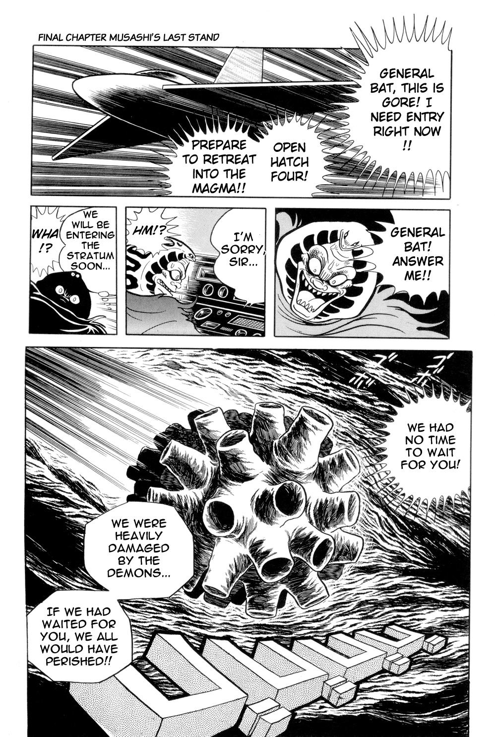 Getter Robo Chapter 13 page 60 - Chapter 13: Musashi's Last Stand