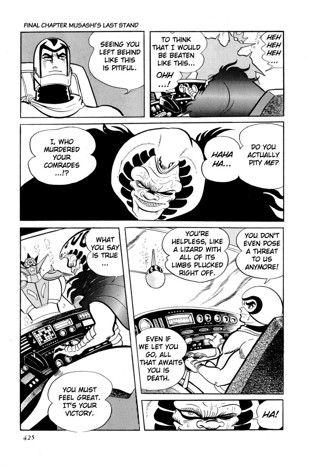 Getter Robo Chapter 13 page 64 - Chapter 13: Musashi's Last Stand