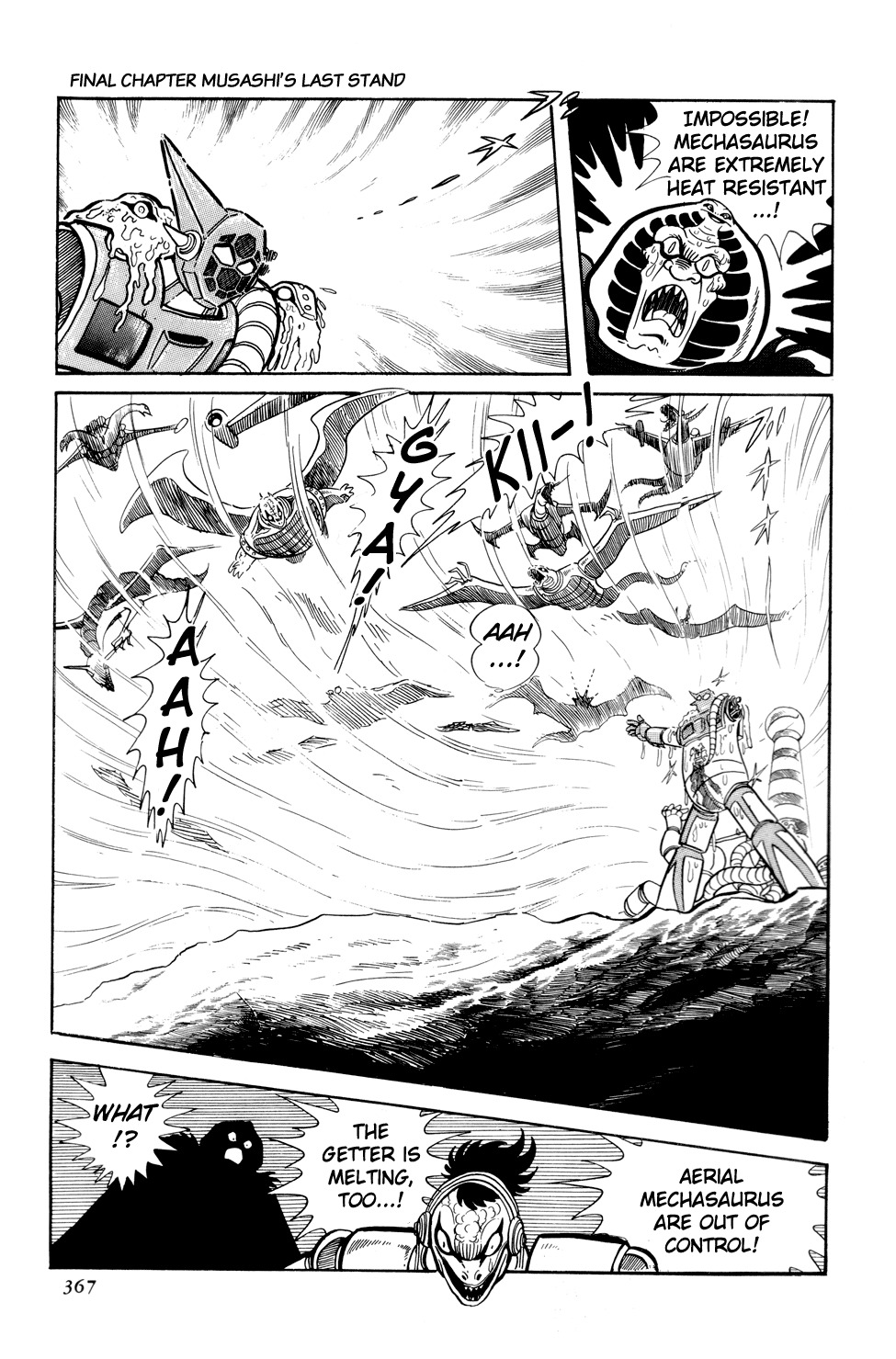 Getter Robo Chapter 13 page 7 - Chapter 13: Musashi's Last Stand
