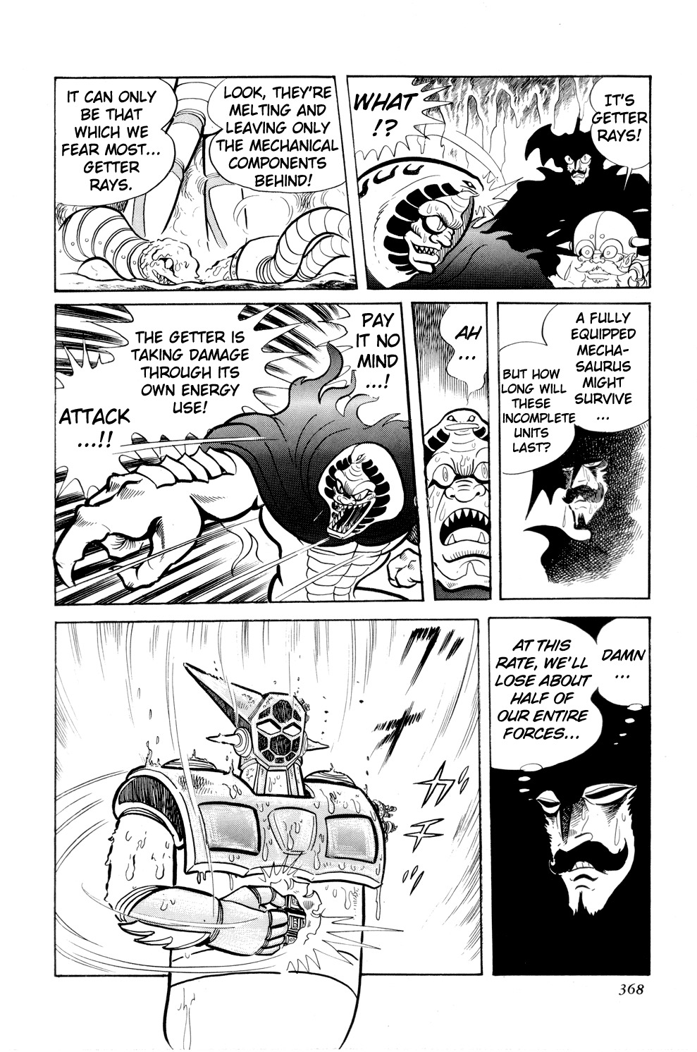 Getter Robo Chapter 13 page 8 - Chapter 13: Musashi's Last Stand