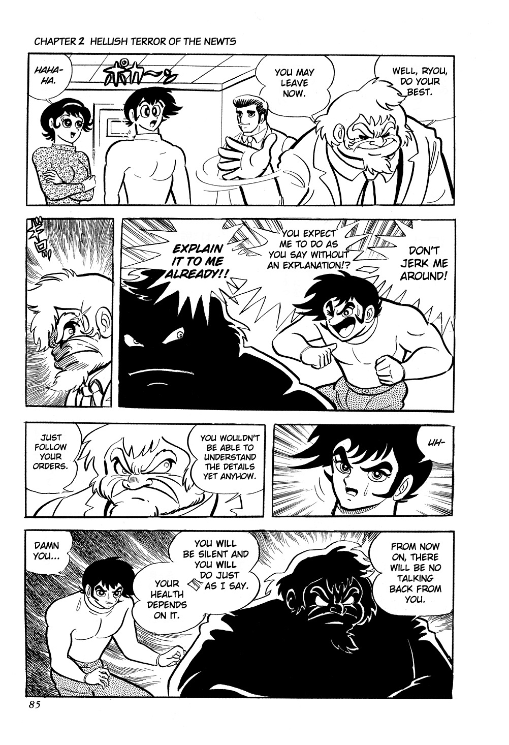 Getter Robo Chapter 2 page 15 - Chapter 2: Hellish Terror of the Newts