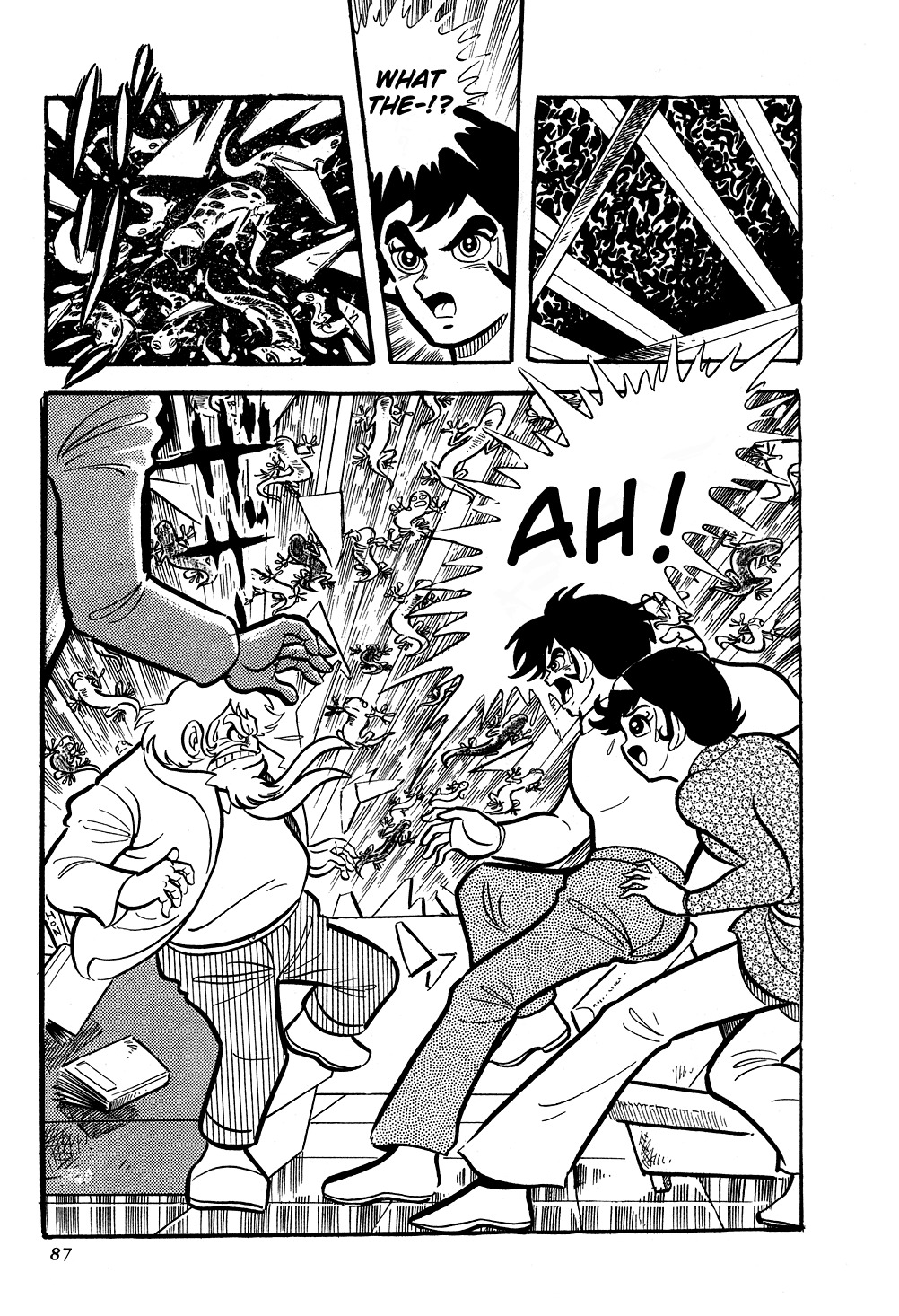 Getter Robo Chapter 2 page 17 - Chapter 2: Hellish Terror of the Newts