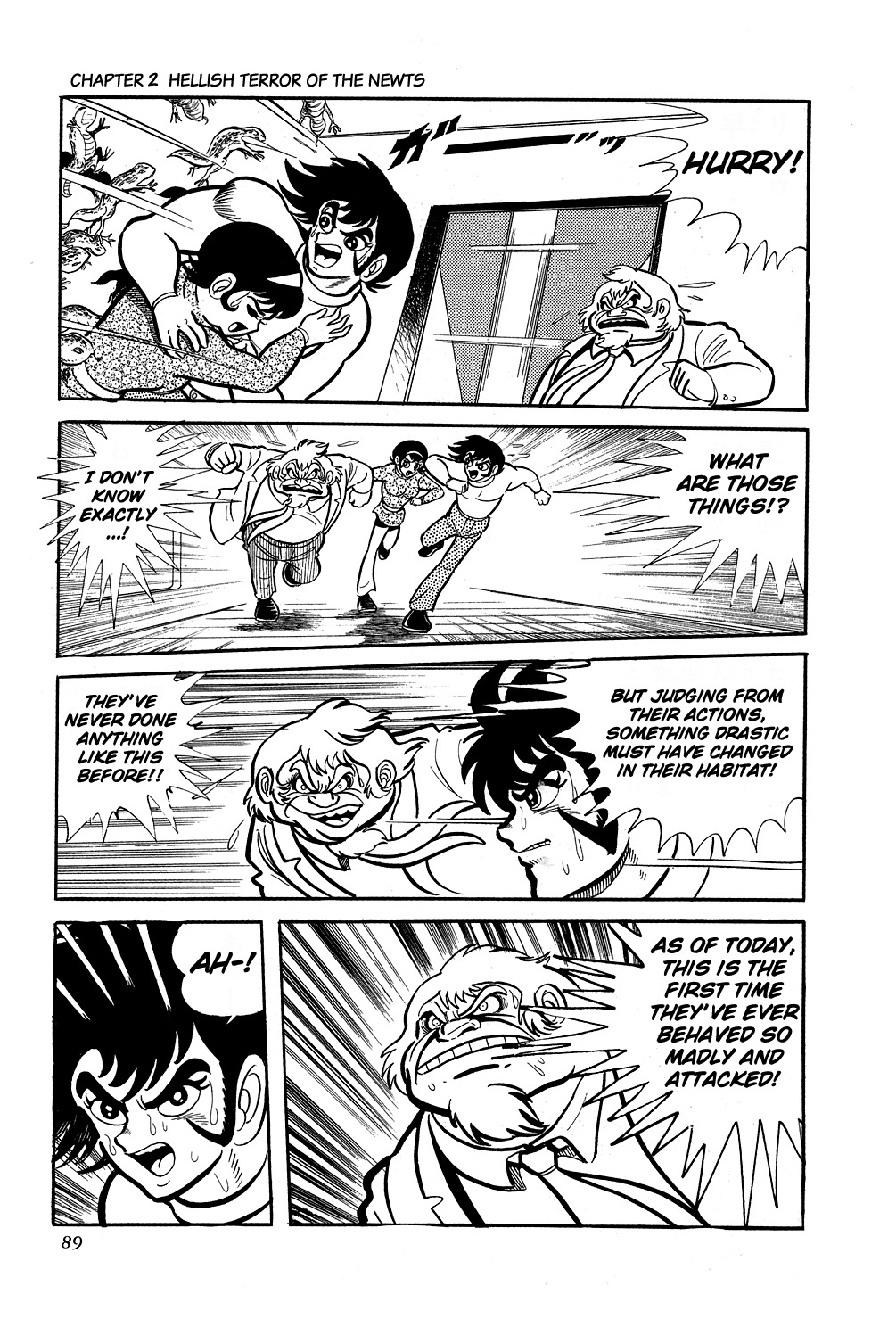 Getter Robo Chapter 2 page 19 - Chapter 2: Hellish Terror of the Newts