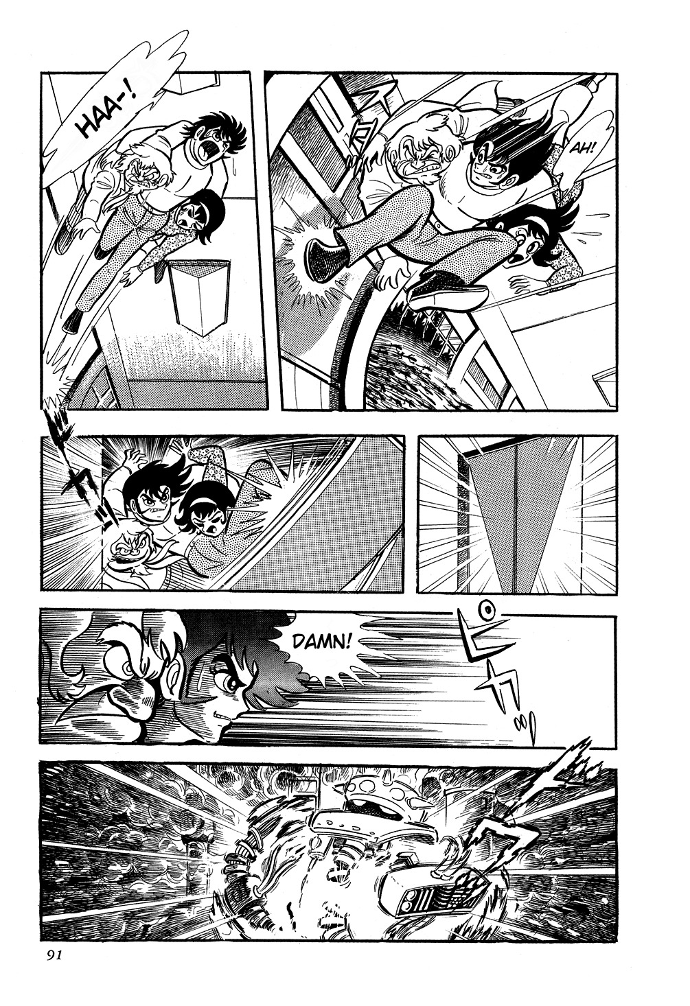 Getter Robo Chapter 2 page 21 - Chapter 2: Hellish Terror of the Newts