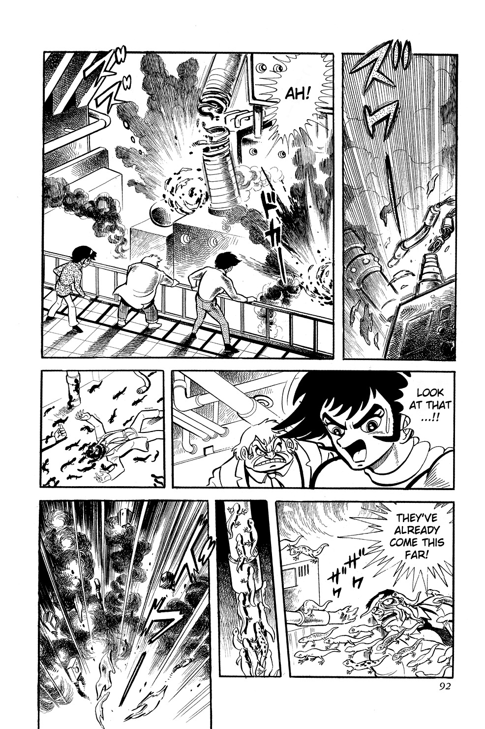 Getter Robo Chapter 2 page 22 - Chapter 2: Hellish Terror of the Newts