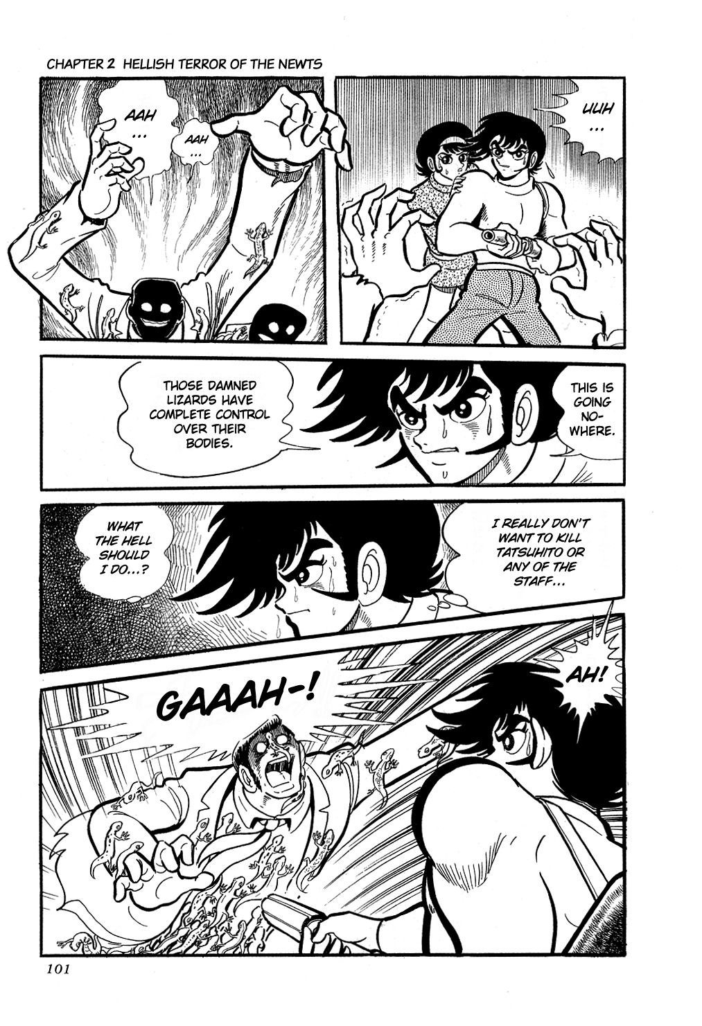 Getter Robo Chapter 2 page 31 - Chapter 2: Hellish Terror of the Newts