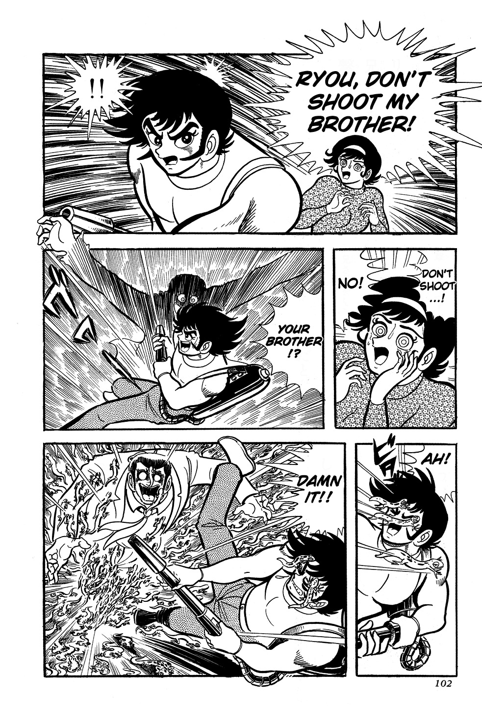 Getter Robo Chapter 2 page 32 - Chapter 2: Hellish Terror of the Newts
