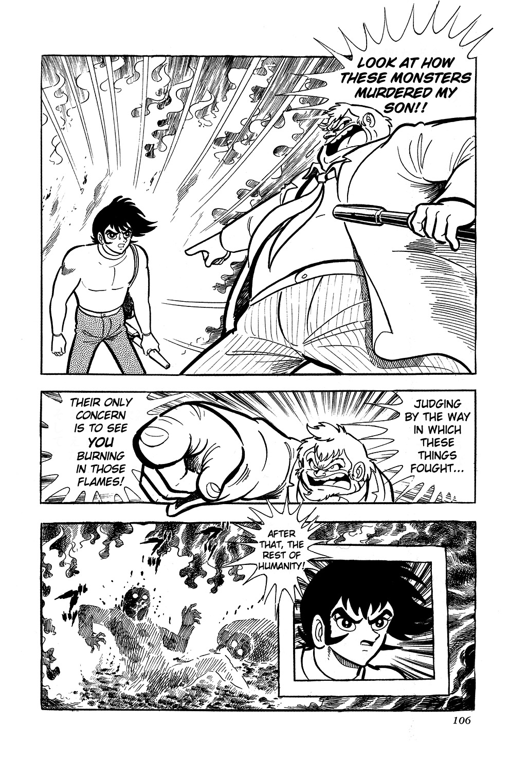 Getter Robo Chapter 2 page 36 - Chapter 2: Hellish Terror of the Newts