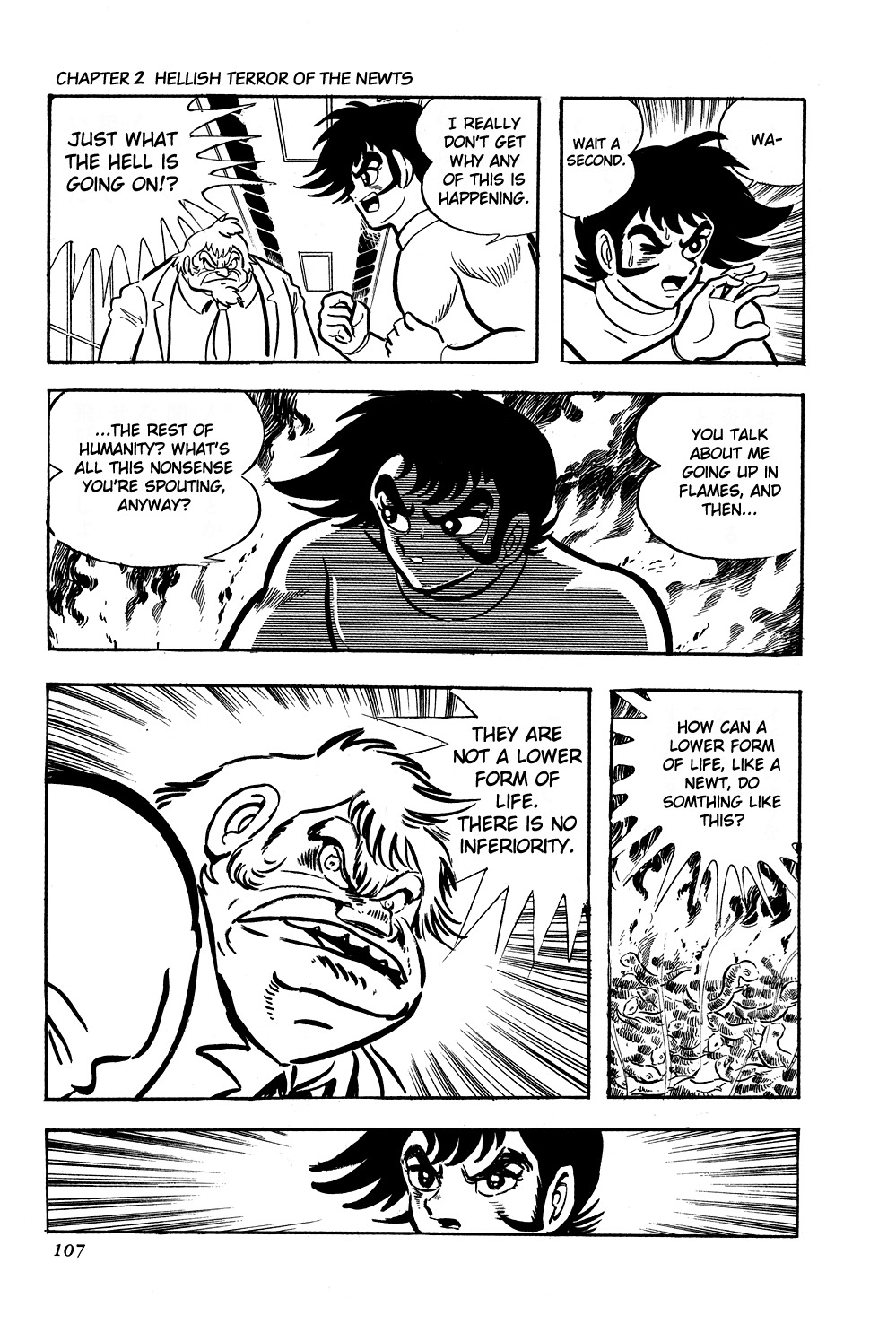 Getter Robo Chapter 2 page 37 - Chapter 2: Hellish Terror of the Newts