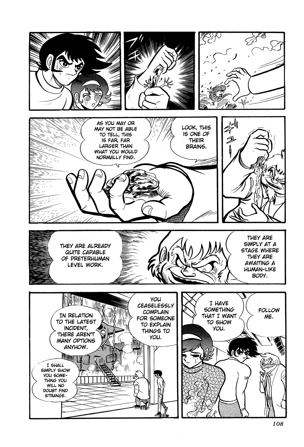 Getter Robo Chapter 2 page 38 - Chapter 2: Hellish Terror of the Newts