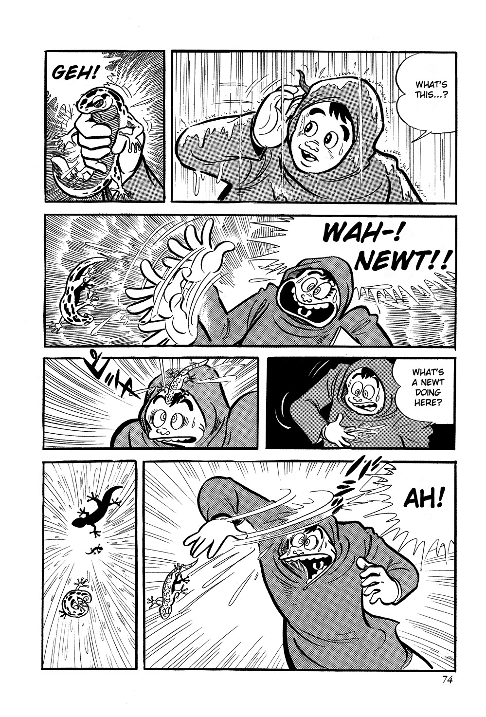 Getter Robo Chapter 2 page 4 - Chapter 2: Hellish Terror of the Newts