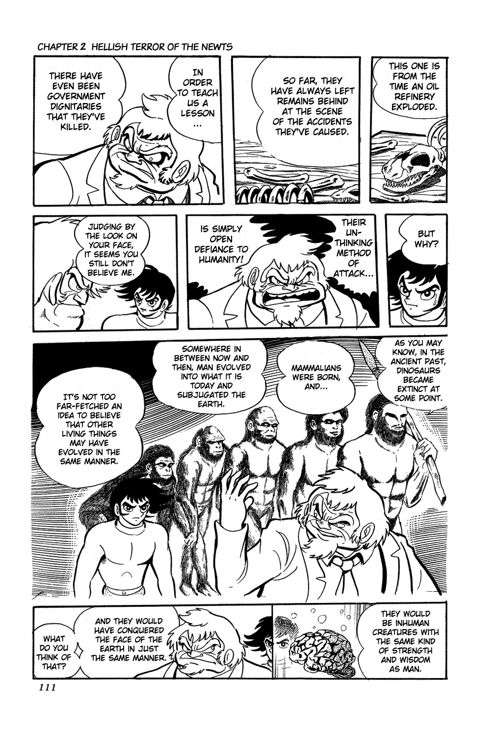 Getter Robo Chapter 2 page 41 - Chapter 2: Hellish Terror of the Newts