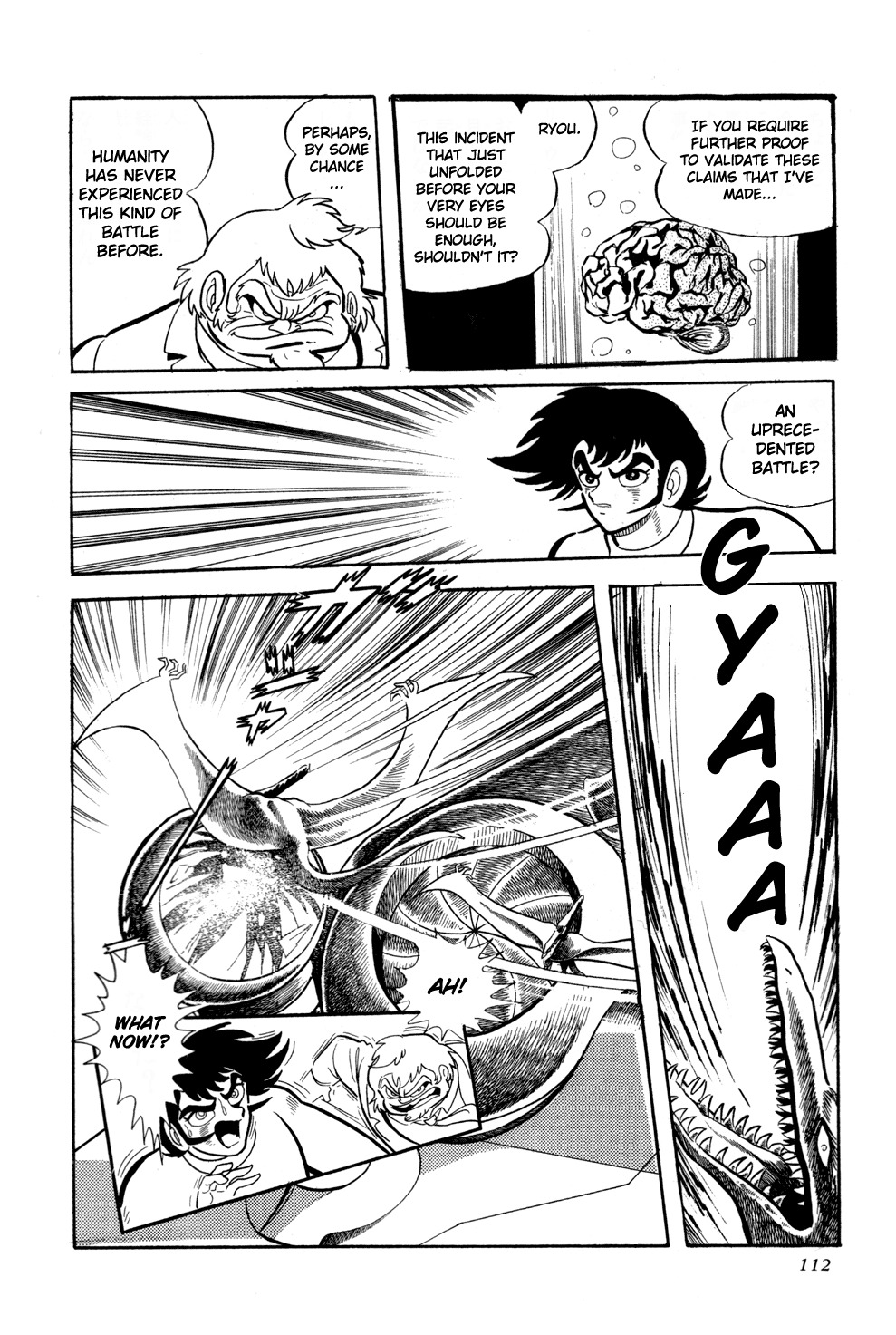Getter Robo Chapter 2 page 42 - Chapter 2: Hellish Terror of the Newts