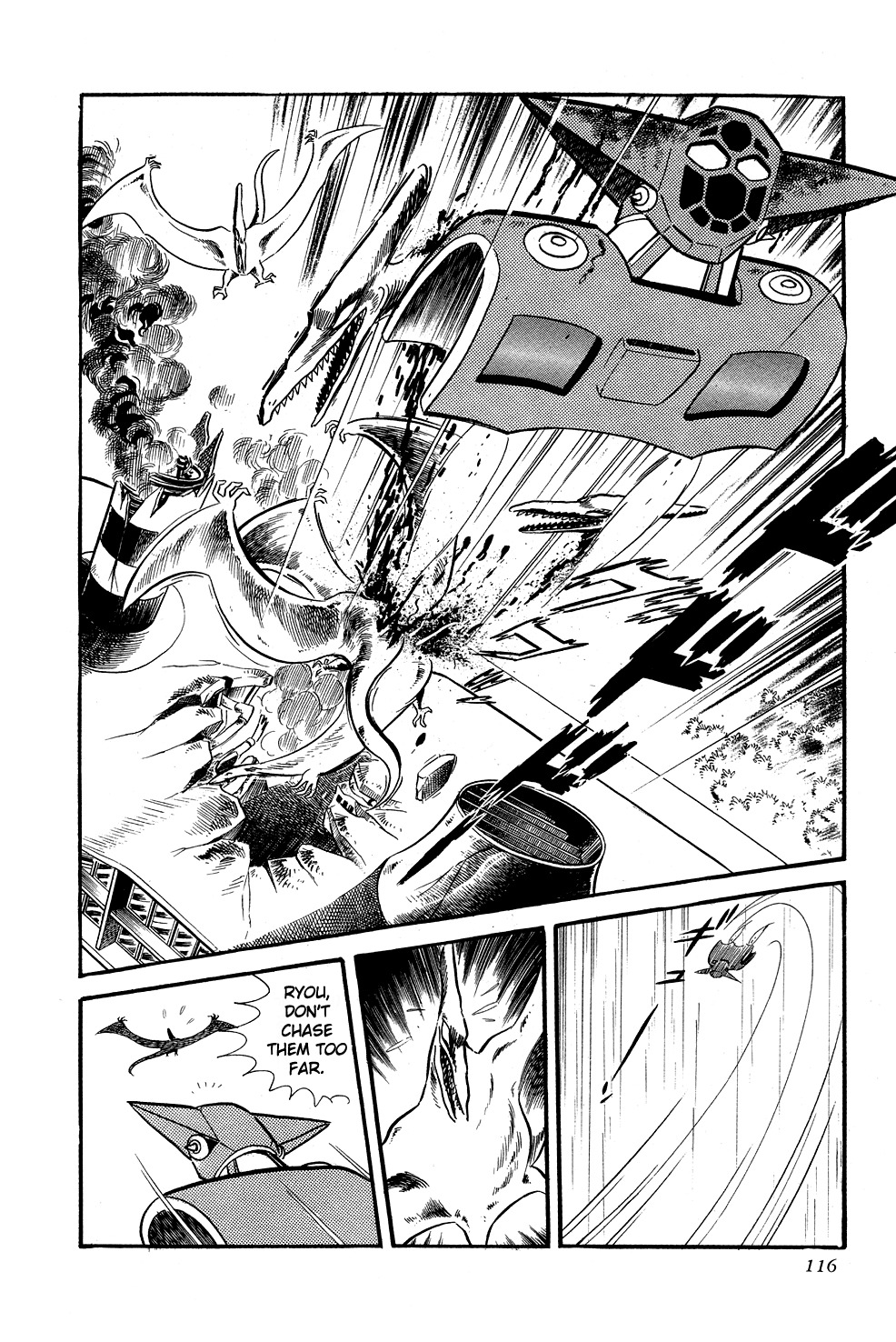 Getter Robo Chapter 2 page 46 - Chapter 2: Hellish Terror of the Newts