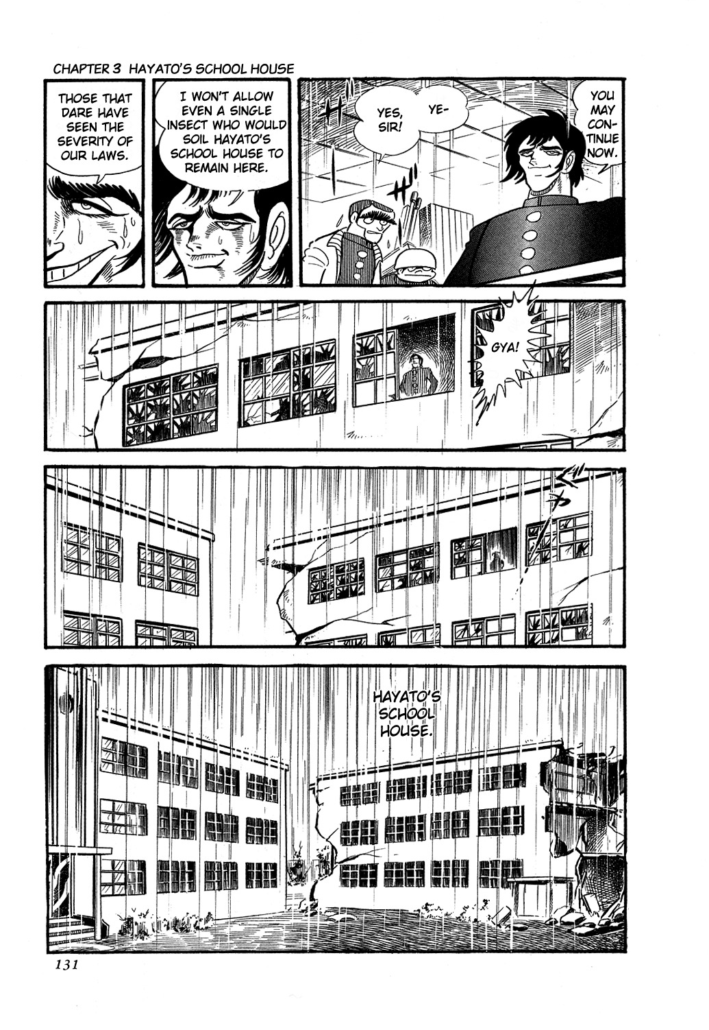 Getter Robo Chapter 3 page 11 - Chapter 3: Hayato's School House
