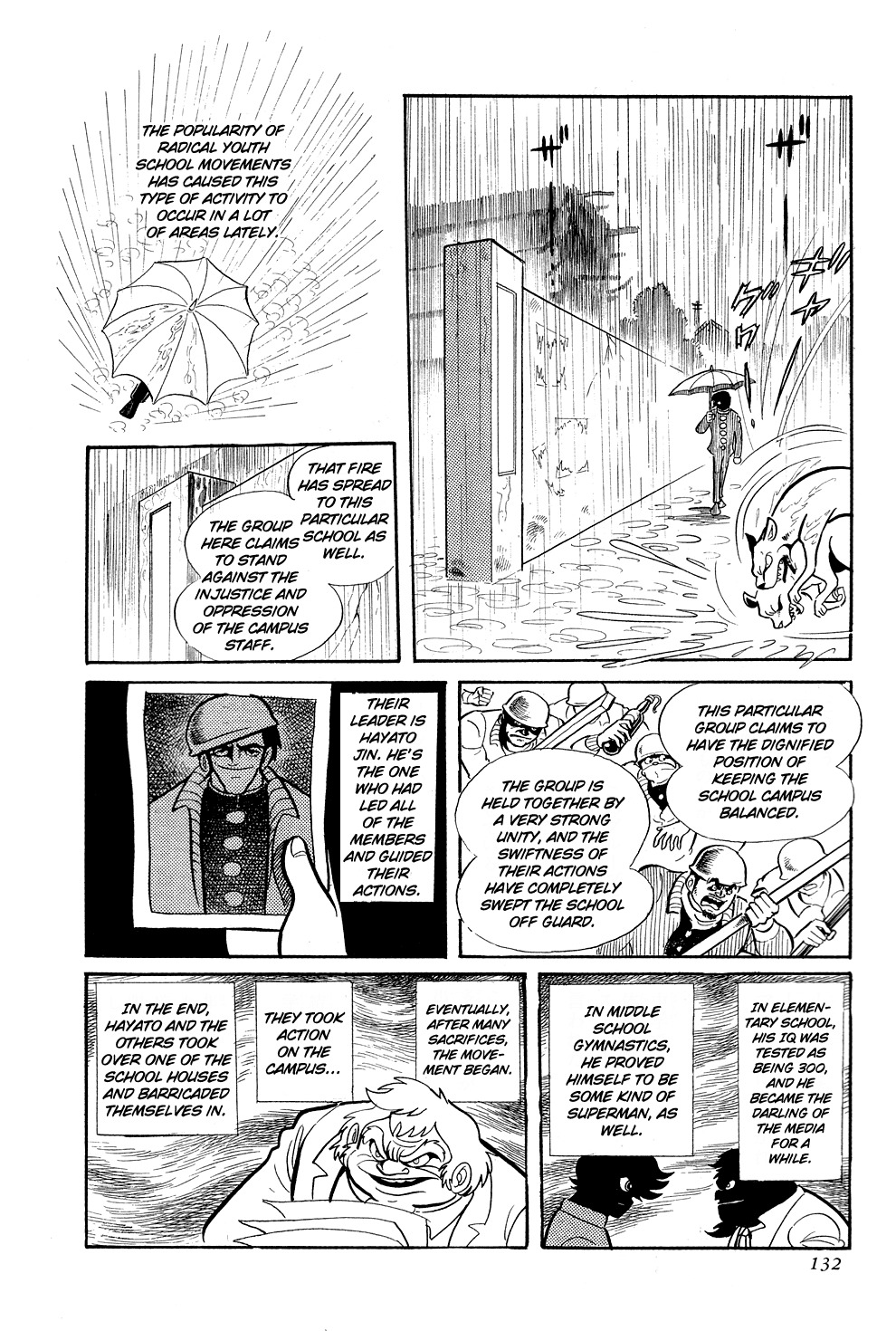 Getter Robo Chapter 3 page 12 - Chapter 3: Hayato's School House