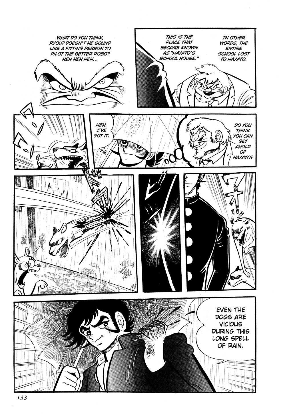Getter Robo Chapter 3 page 13 - Chapter 3: Hayato's School House