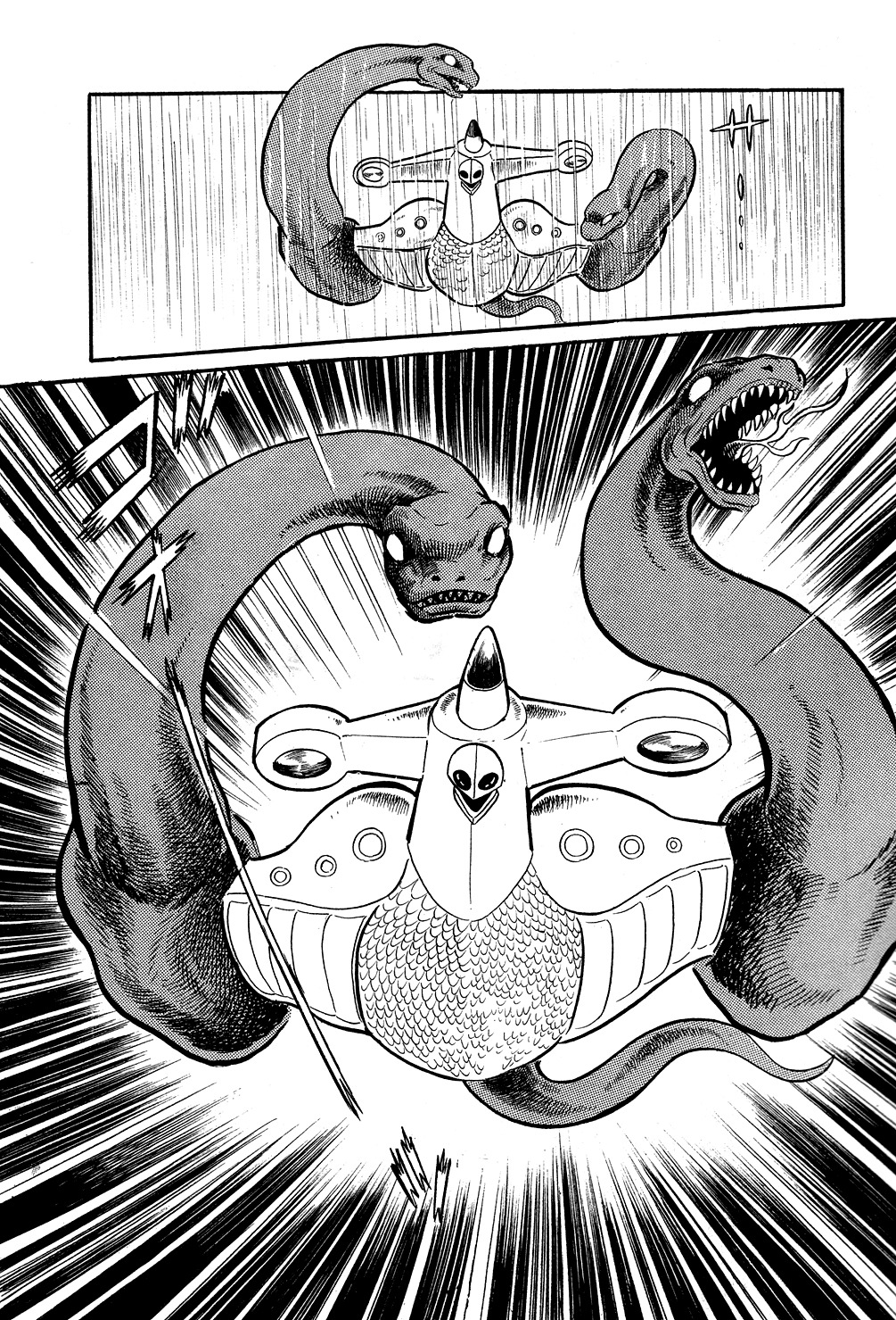 Getter Robo Chapter 3 page 18 - Chapter 3: Hayato's School House