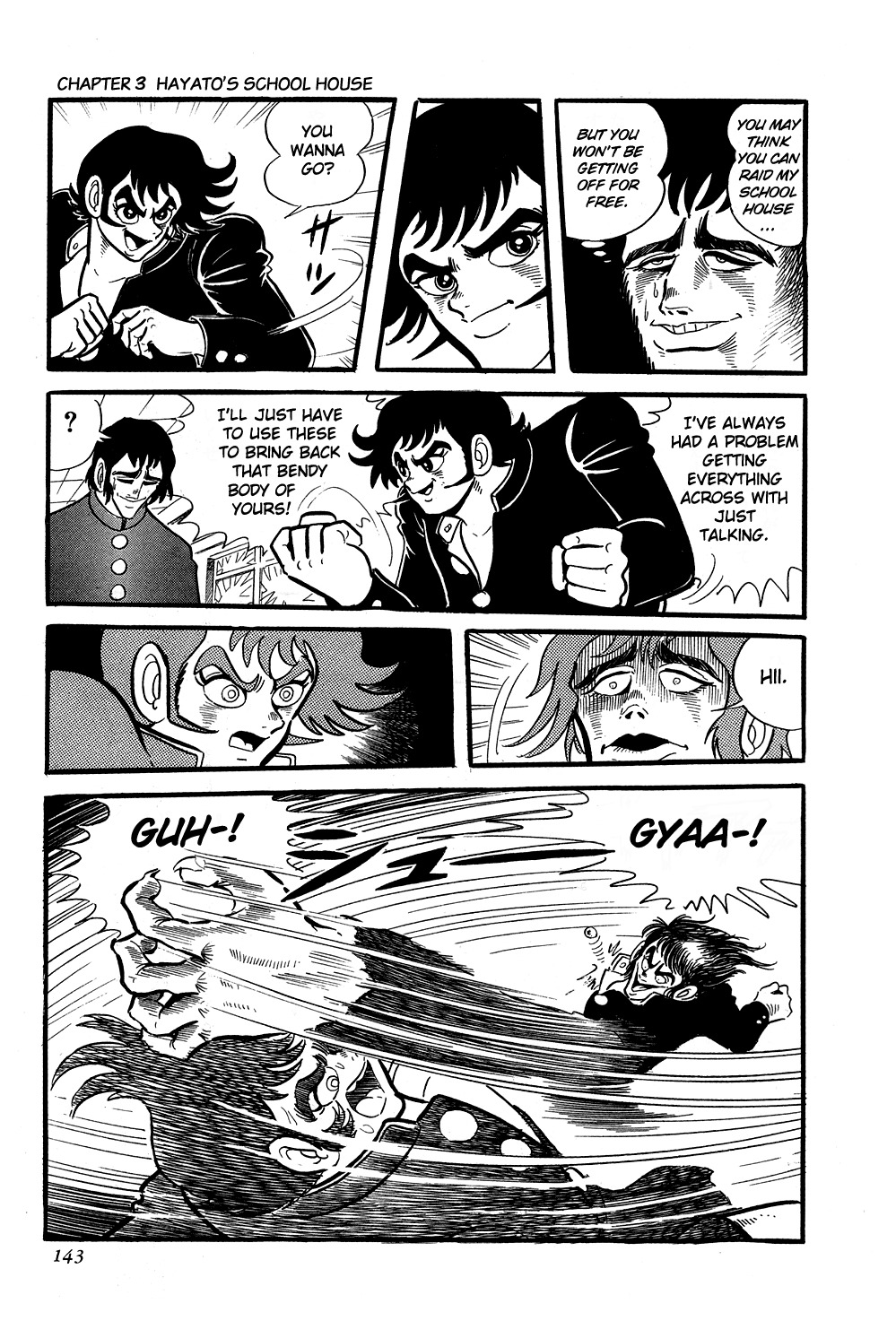 Getter Robo Chapter 3 page 23 - Chapter 3: Hayato's School House
