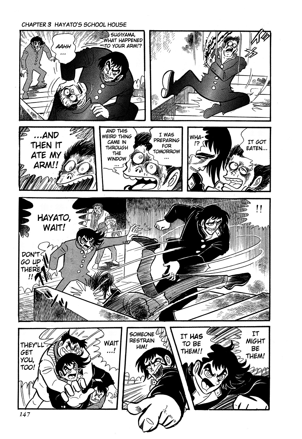Getter Robo Chapter 3 page 27 - Chapter 3: Hayato's School House