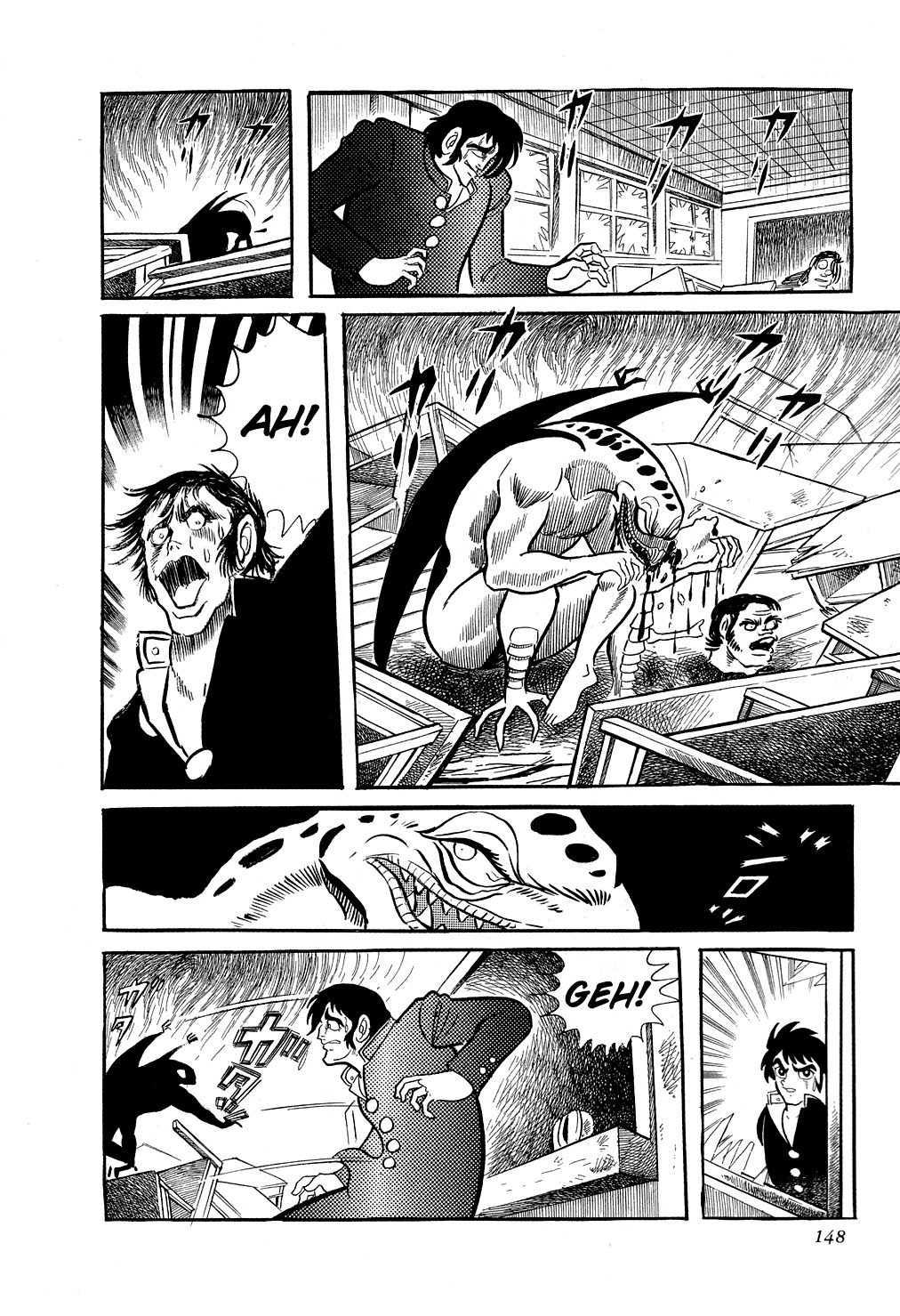 Getter Robo Chapter 3 page 28 - Chapter 3: Hayato's School House