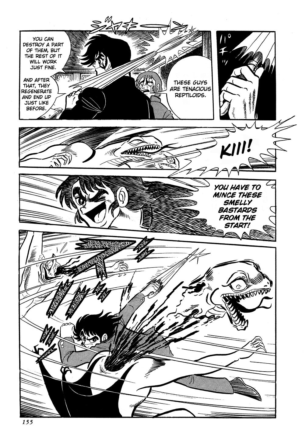 Getter Robo Chapter 3 page 35 - Chapter 3: Hayato's School House