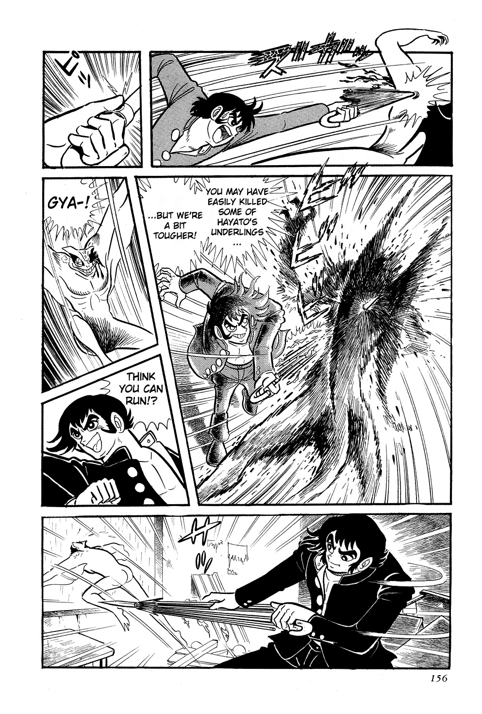 Getter Robo Chapter 3 page 36 - Chapter 3: Hayato's School House