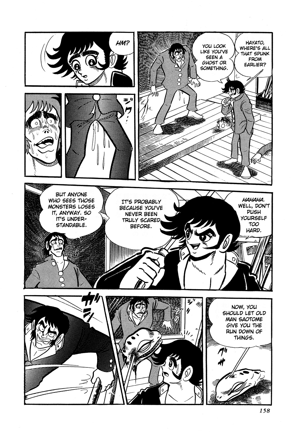 Getter Robo Chapter 3 page 38 - Chapter 3: Hayato's School House