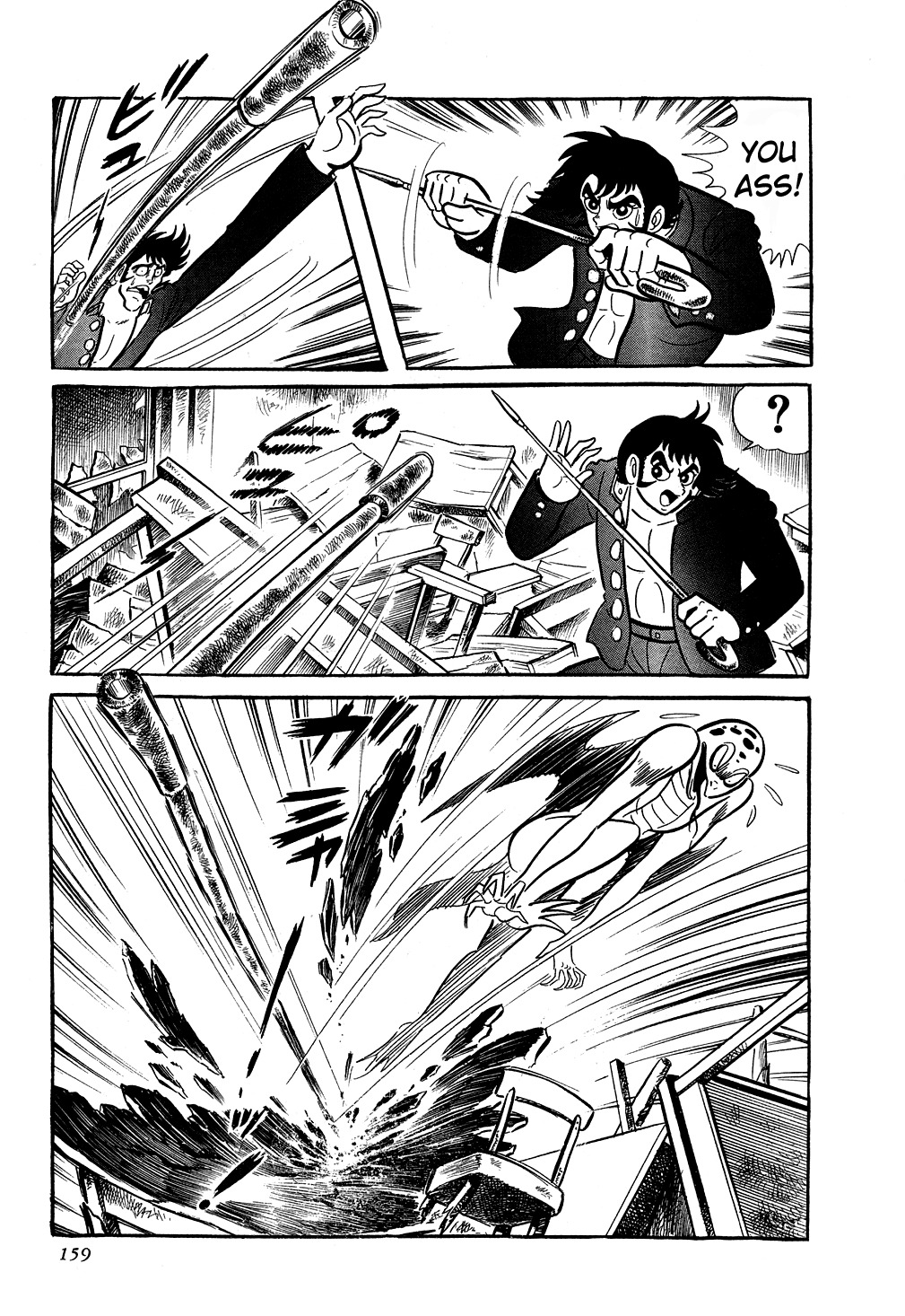 Getter Robo Chapter 3 page 39 - Chapter 3: Hayato's School House