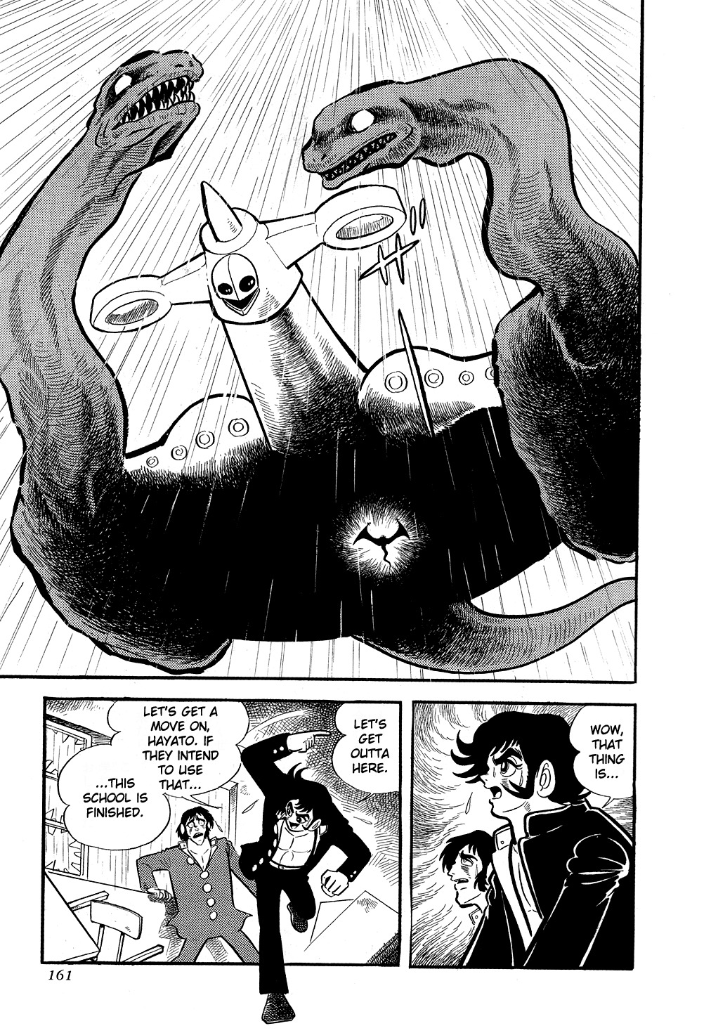 Getter Robo Chapter 3 page 41 - Chapter 3: Hayato's School House