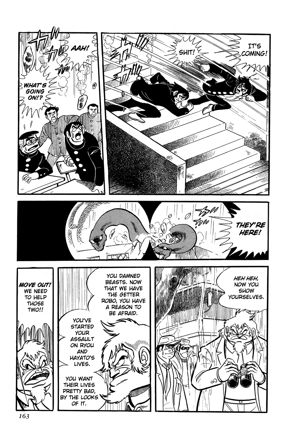 Getter Robo Chapter 3 page 43 - Chapter 3: Hayato's School House