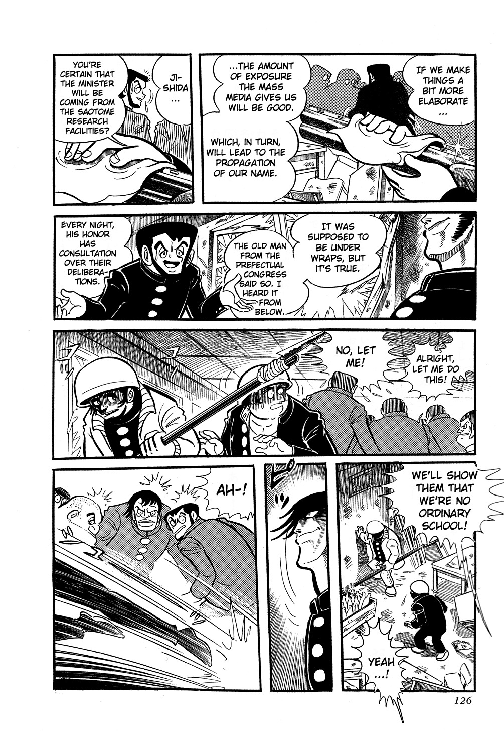 Getter Robo Chapter 3 page 6 - Chapter 3: Hayato's School House