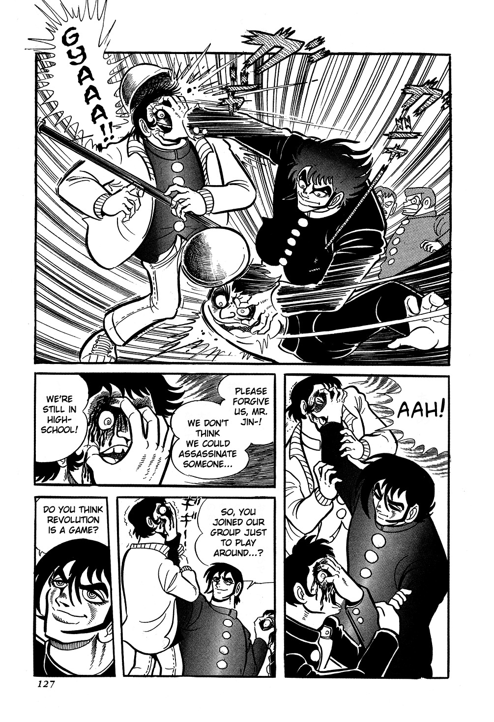 Getter Robo Chapter 3 page 7 - Chapter 3: Hayato's School House