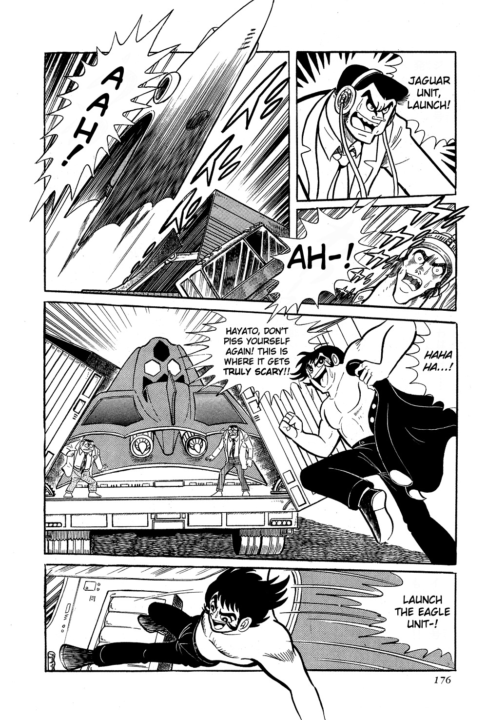 Getter Robo Chapter 4 page 12 - Chapter 4: Getter-1 Arrives
