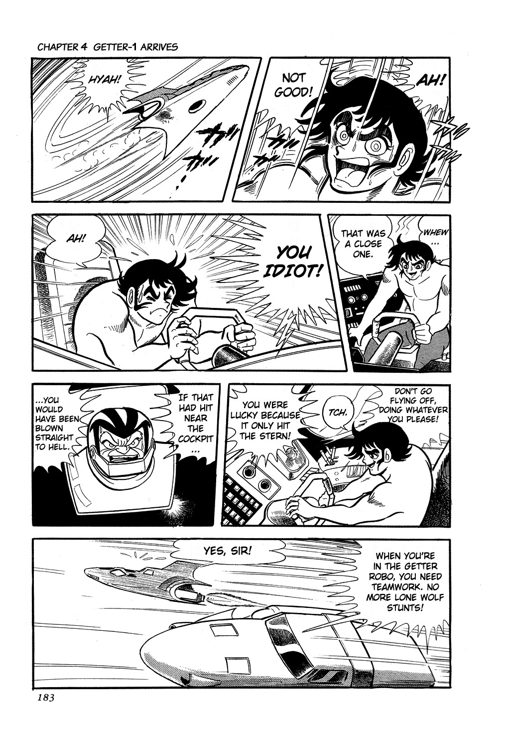 Getter Robo Chapter 4 page 19 - Chapter 4: Getter-1 Arrives