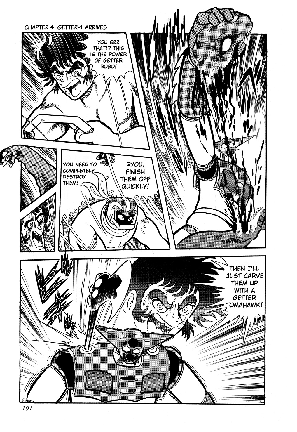 Getter Robo Chapter 4 page 27 - Chapter 4: Getter-1 Arrives