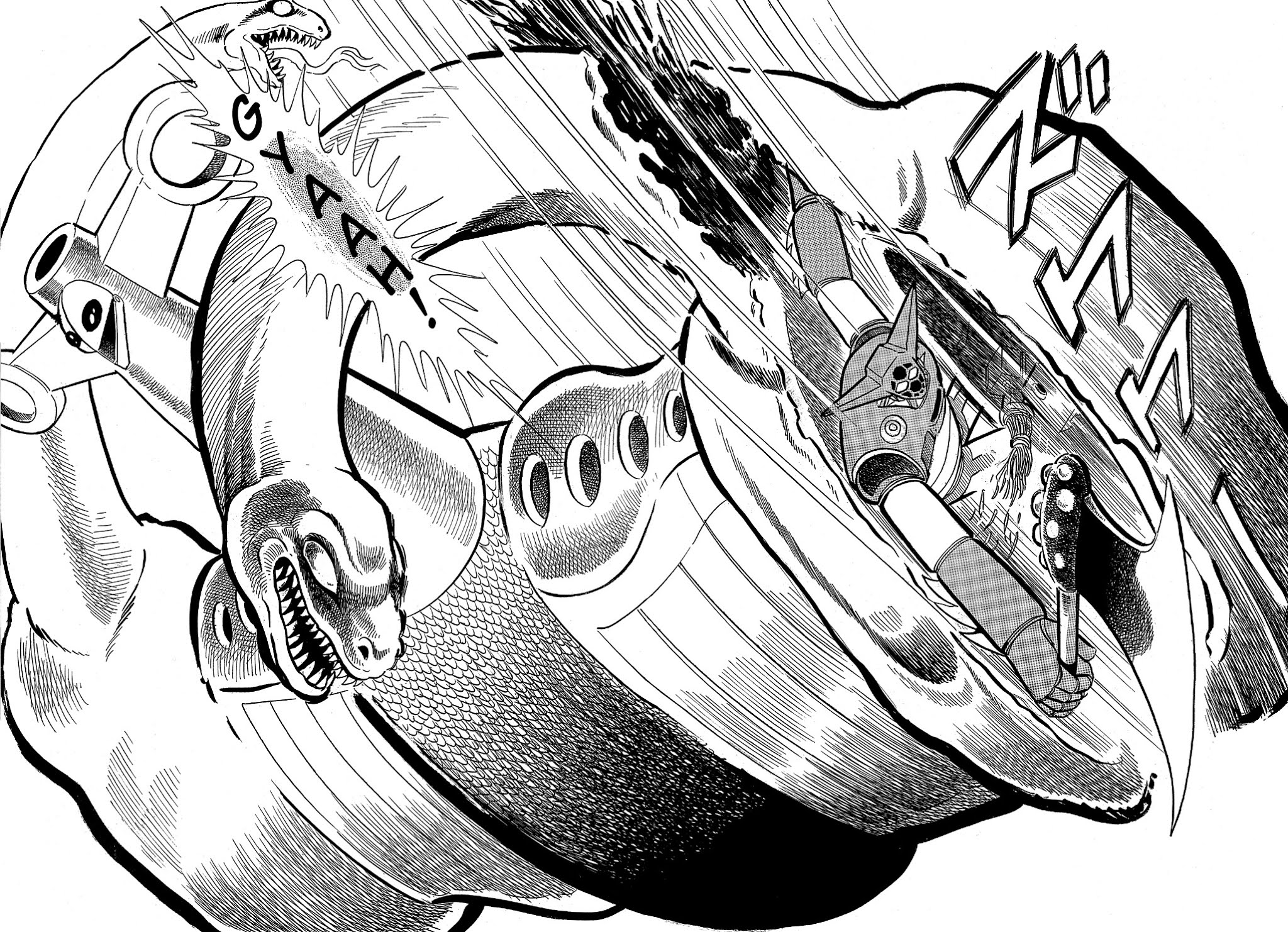 Getter Robo Chapter 4 page 28 - Chapter 4: Getter-1 Arrives