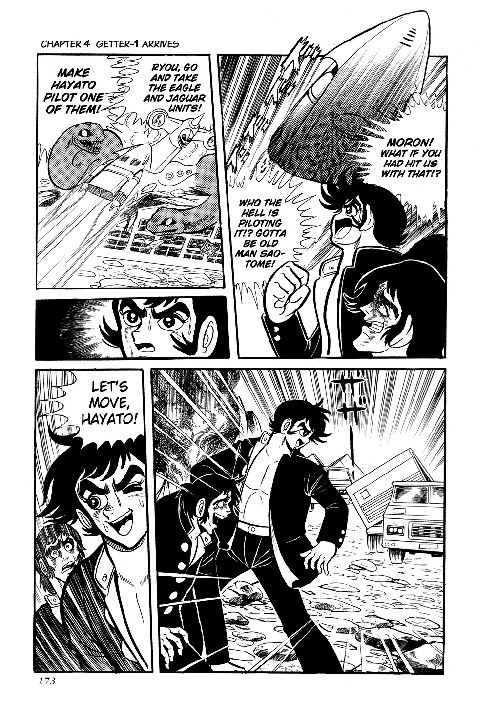 Getter Robo Chapter 4 page 9 - Chapter 4: Getter-1 Arrives