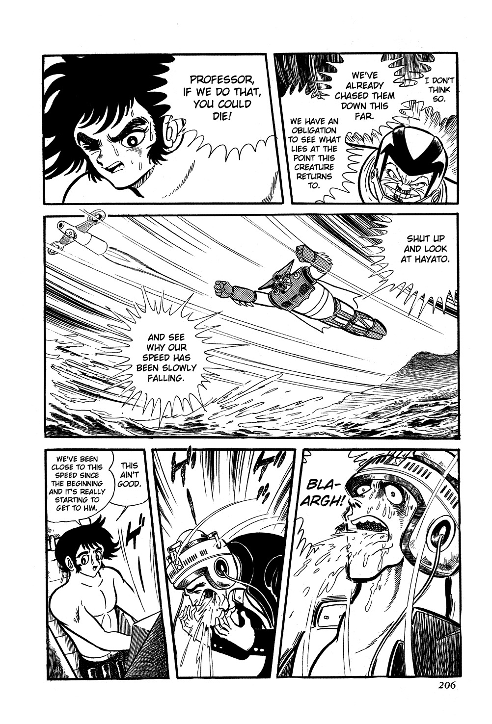 Getter Robo Chapter 5 page 10 - Chapter 5: Dark Lord of the Depths, Gore